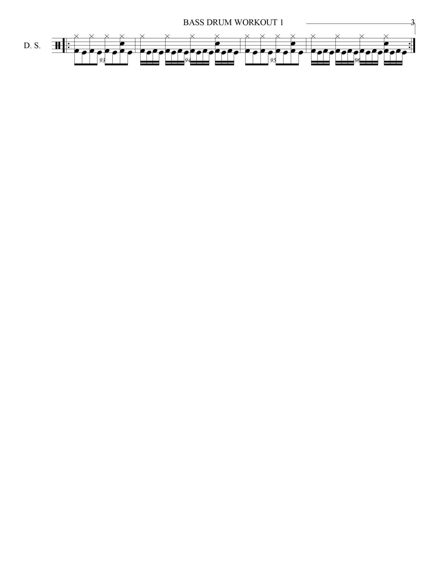 Bass Drum Workout I Full Workout James Payne Drums